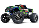 GREEN Stampede® VXL:  1/10 Scale Monster Truck with TQi™ Traxxas Link™ Enabled 2.4GHz Radio System & Traxxas Stability Management (TSM)®