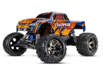 ORANGE Stampede® VXL:  1/10 Scale Monster Truck with TQi™ Traxxas Link™ Enabled 2.4GHz Radio System & Traxxas Stability Management (TSM)®