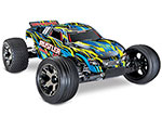 Yellow Rustler® VXL:  1/10 Scale Stadium Truck with TQi™ Traxxas Link™ Enabled 2.4GHz Radio System & Traxxas Stability Management (TSM)®
