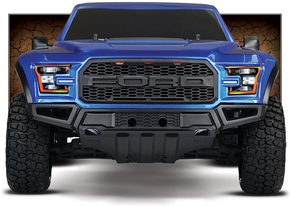 Ford F-150 Raptor (#58094-1) Front View Close-up (Blue)