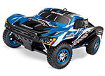 BLUE Slayer® Pro 4X4: 1/10-Scale Nitro-Powered 4WD Short Course Racing Truck with TQi™ Traxxas Link™ Enabled 2.4GHz Radio System & Traxxas Stability Management (TSM)®