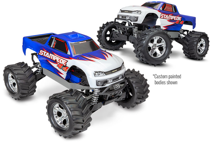 Stampede 4X4 Unassembled Kit (#67014-4) Custom-Painted Bodies Shown (shown as assembled)