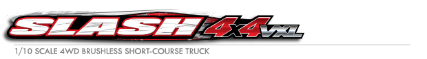 Slash 4X4 VXL: 1/10 Scale 4WD Electric Short Course Truck with TQi™ Traxxas Link™ Enabled 2.4GHz Radio System & Traxxas Stability Management (TSM)® Logo