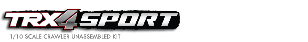 TRX-4® Sport Unassembled Kit: 4WD Electric Truck Logo