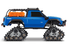 TRX-4 Equipped with TRAXX (#82034-4) Side View (Blue)
