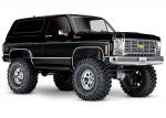 BLACK TRX-4® Scale and Trail® Crawler with 1979 Chevrolet® Blazer Body:  4WD Electric Truck with TQi™ Traxxas Link™ Enabled 2.4GHz Radio System