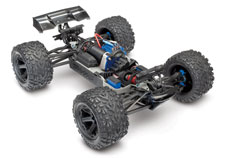 E-Revo chassis 3-quarter look from the front