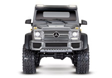 TRX-6 Mercedes-Benz G 63 AMG 6x6 (#88096-4) Front View (Silver)