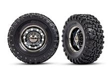 TRX-6 Flatbed Hauler (#88086-4) 4.6 x 2.2-inch Beadlock-Style Wheels with Soft S1-Compound Tires