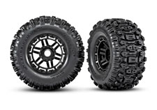 Maxx (#89086-4) Sledgehammer Tires Mounted to 2.8-inch Wheels (TSM Rated)