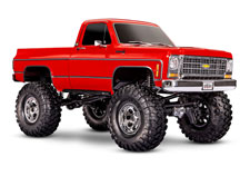 1979 Chevrolet K10 (#92056-4) Front Three-Quarter View (Red)