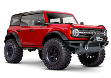 TRX-4 - 2021 Ford Bronco (#92076-4) Front Three-Quarter View (Rapid Red)