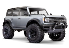 TRX-4 - 2021 Ford Bronco (#92076-4) Front Three-Quarter View (Iconic Silver)