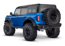 TRX-4 - 2021 Ford Bronco (#92076-4) Rear Three-Quarter View (Velocity Blue)