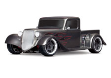 Factory Five 1935 Hot Rod Truck (#93034-4) Front Three-Quarter View (Silver)