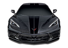 Corvette Stingray (#93054-4) Front View (Black)