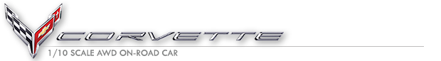 Chevrolet® Corvette® Stingray:  1/10 Scale AWD Supercar with TQ™ 2.4GHz Radio System Logo