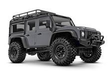 TRX-4M Land Rover Defender (#97054-1) Front Three-Quarter View (Silver)