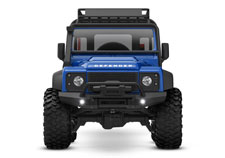 TRX-4M Land Rover Defender (#97054-1) Front View (Blue)