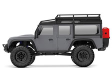 TRX-4M Land Rover Defender (#97054-1) Side View (Silver)