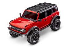 TRX-4M Ford Bronco (#97074-1) Front High Three-Quarter View (Red)