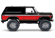 TRX-4 1979 Ford Bronco Side View (Red)