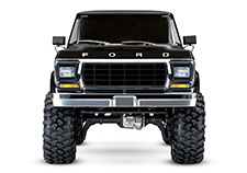 TRX-4 1979 Ford Bronco View of Front Grille and Chrome-Finished Bumpers