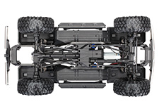 TRX-4 1979 Ford Bronco Chassis Underneath View